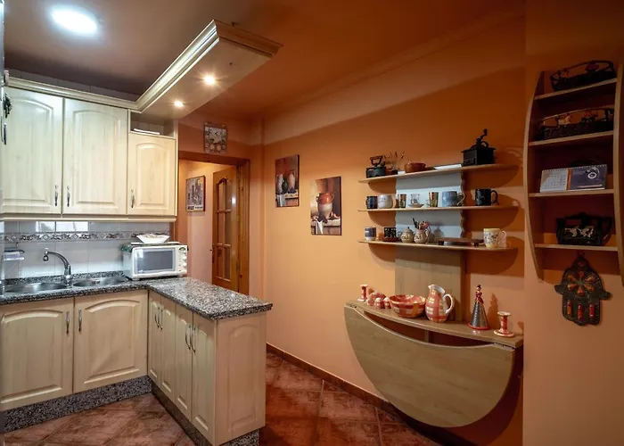 公寓 Acogedor Apartamento Centro Ciudad, 1m Playa, Terraza 丰希罗拉